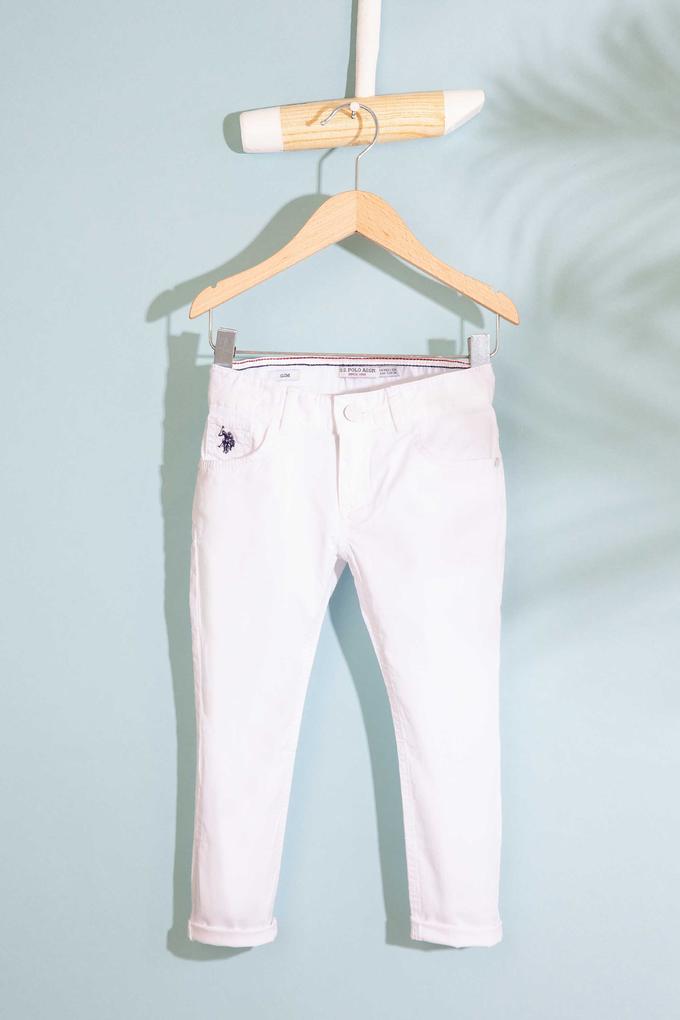 Erkek Çocuk Beyaz Chinos