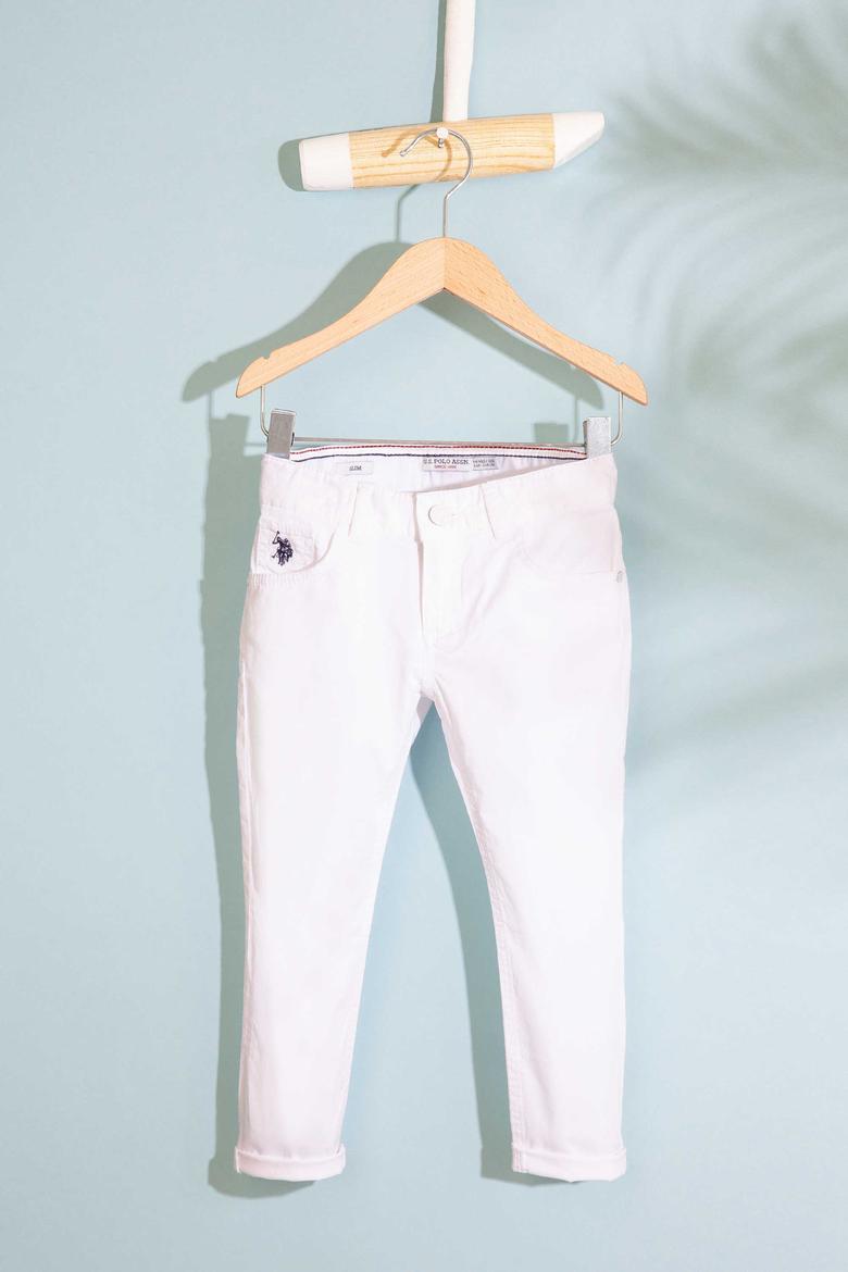 Erkek Çocuk Beyaz Chinos