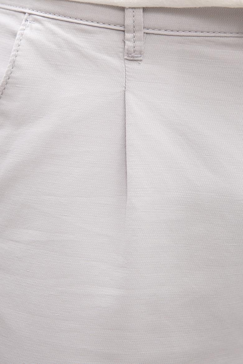 Erkek Açık Gri Kanvas Pantolon - 50218143021