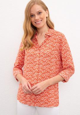 Kadın Somon Gömlek Uzunkol - 50201123009