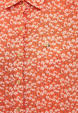 Kadın Somon Gömlek Uzunkol - 50201123009