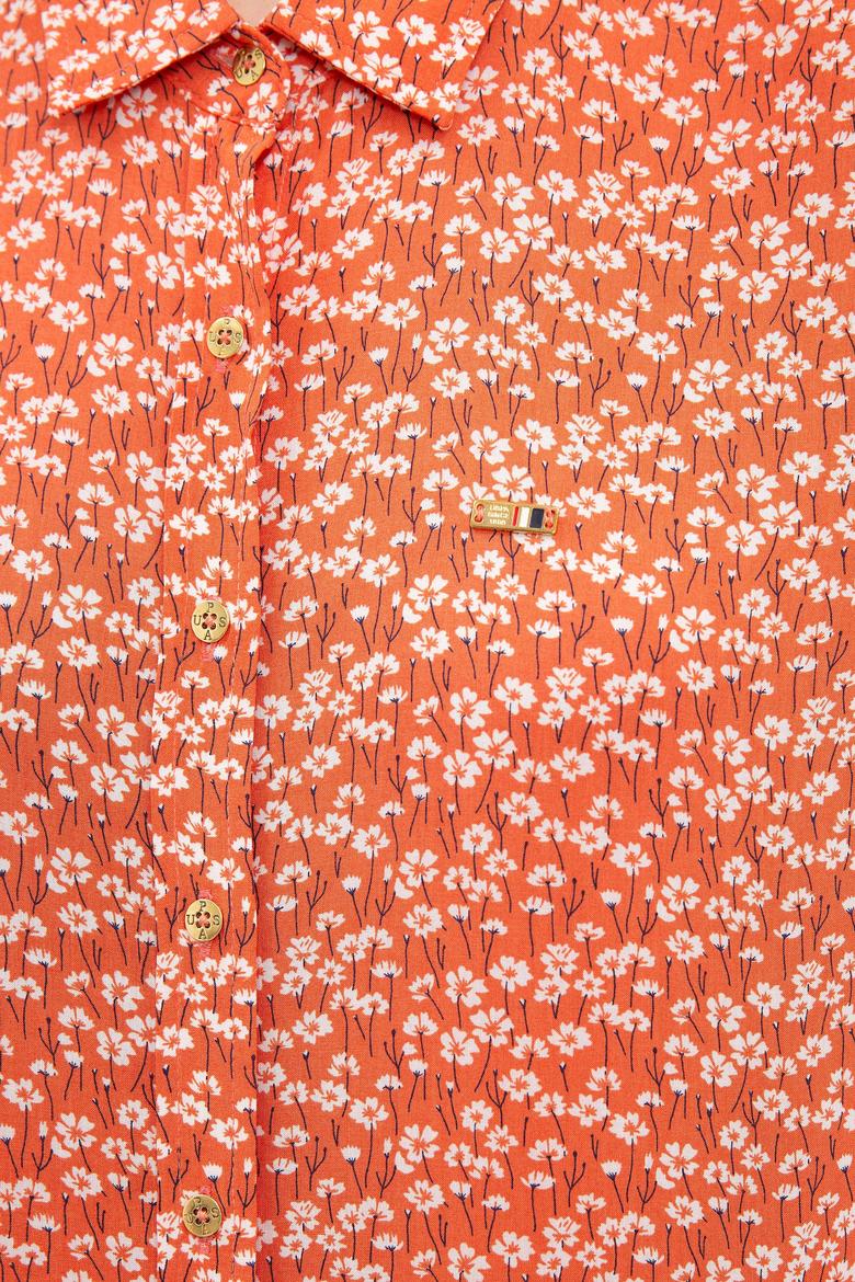 Kadın Somon Gömlek Uzunkol - 50201123009