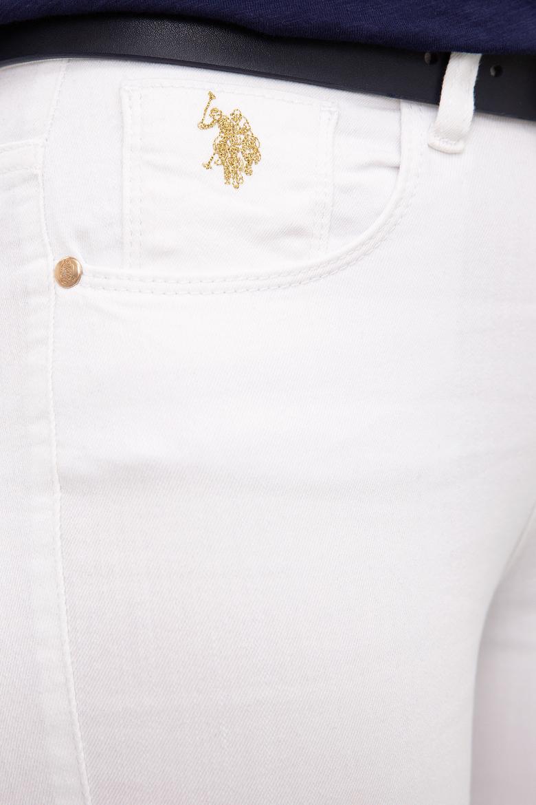 Kadın Beyaz Denim Pantolon - 50219127008