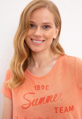Kadın Somon Tişört - 50217981011