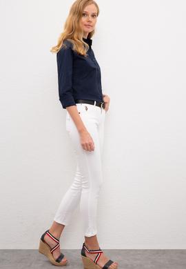 Kadın Mavi Denim Pantolon - 50219134003