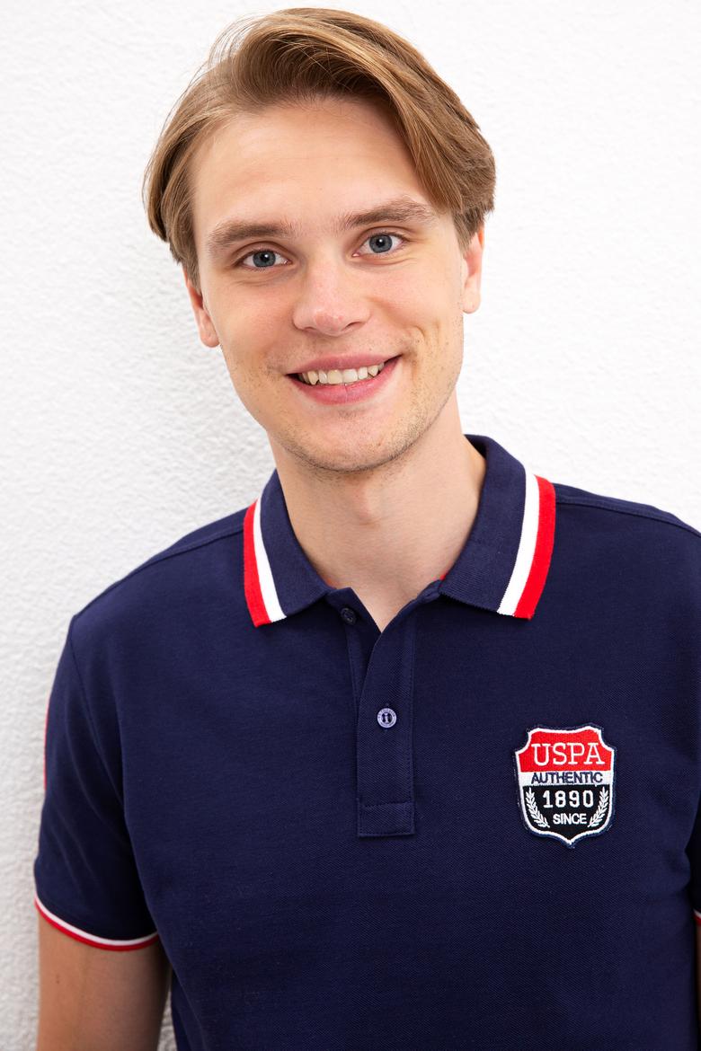 Erkek Lacivert Polo Yaka T-Shirt - 50199652021