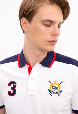 Erkek Beyaz Polo Yaka T-Shirt - 50221457007