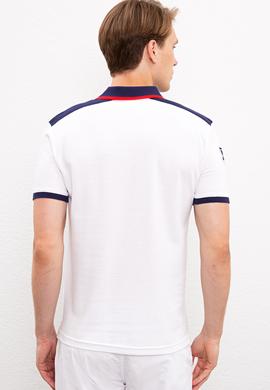 Erkek Beyaz Polo Yaka T-Shirt - 50221457007