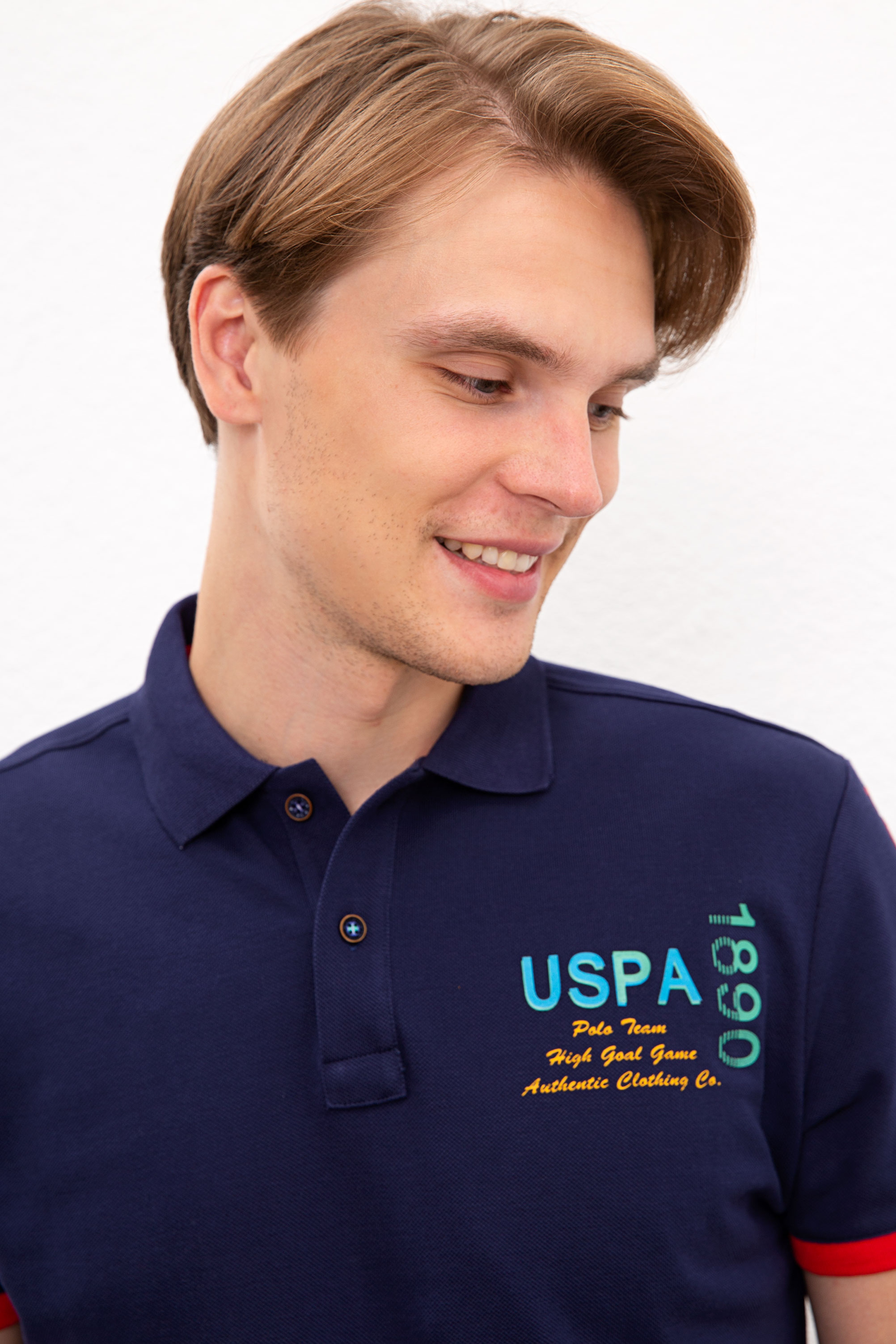 Erkek Lacivert Polo Yaka T-Shirt