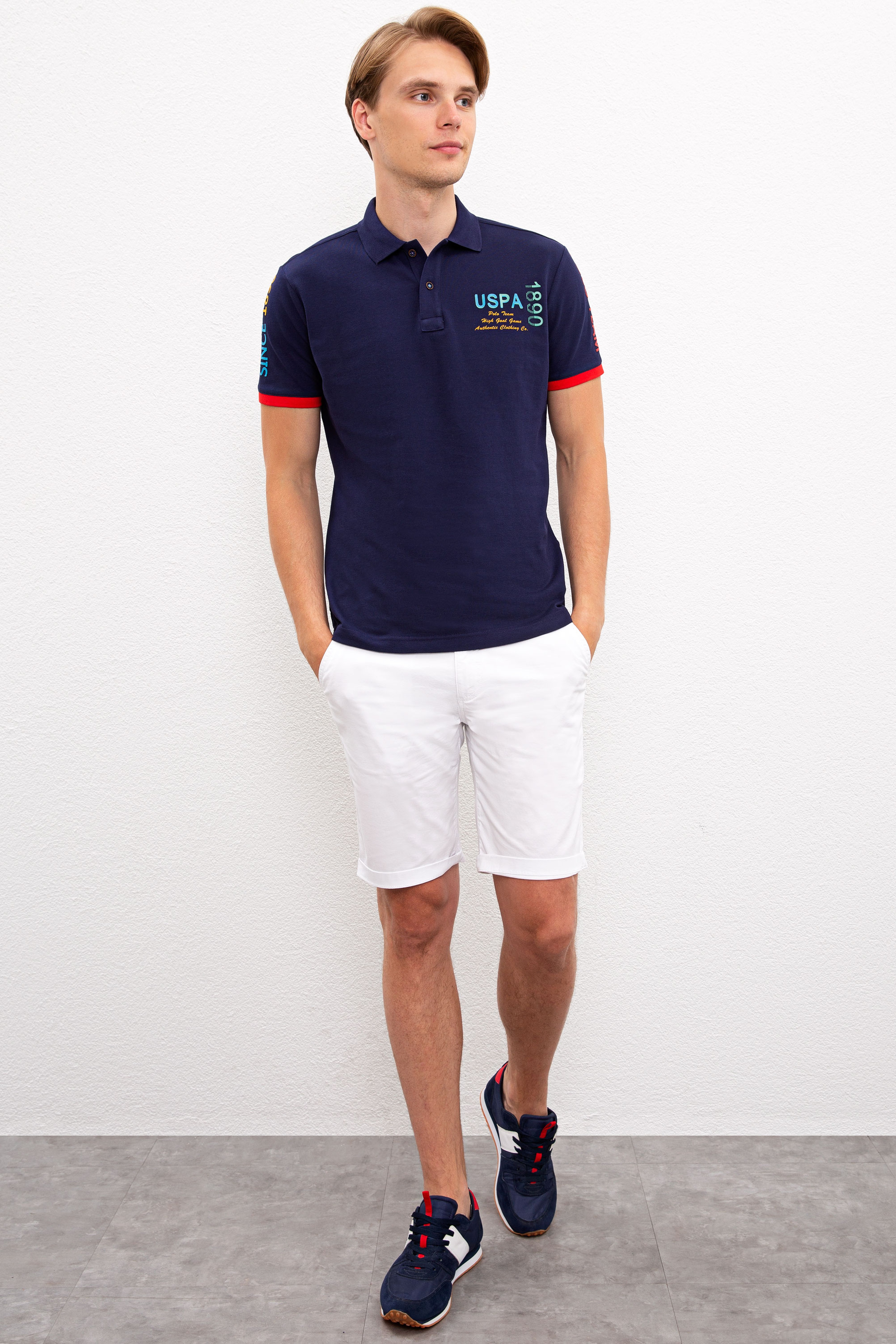Erkek Lacivert Polo Yaka T-Shirt