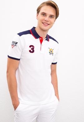 Erkek Beyaz Polo Yaka T-Shirt - 50221457007