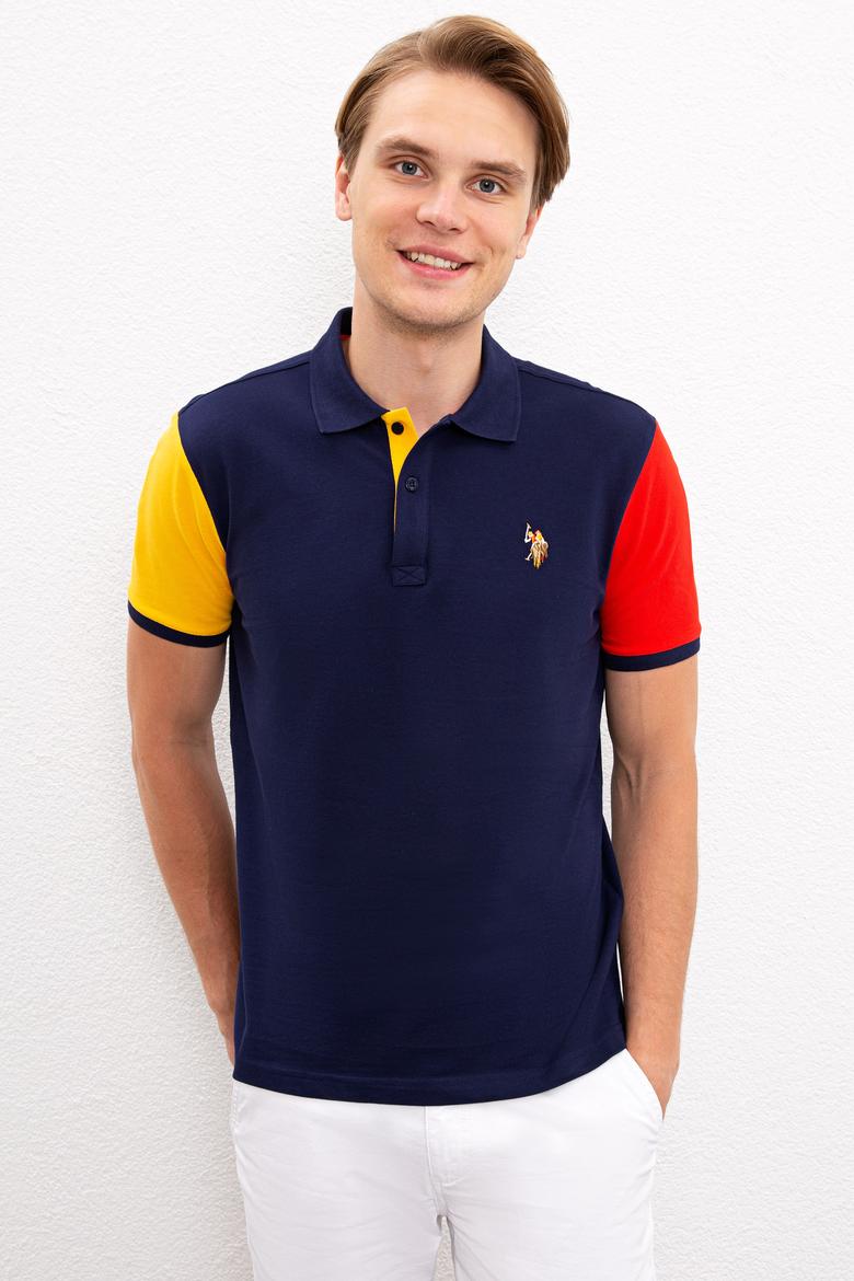 Erkek Lacivert Polo Yaka T-Shirt