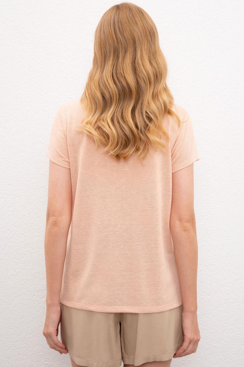 Kadın Pudra Tişört - 50217738010