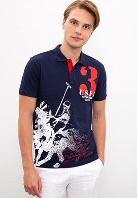 Erkek Lacivert Polo Yaka T-Shirt - 50219226003
