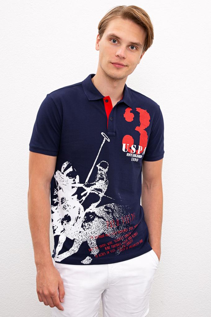 Erkek Lacivert Polo Yaka T-Shirt