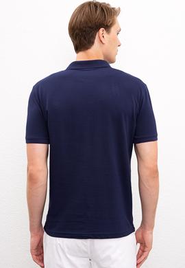 Erkek Lacivert Polo Yaka T-Shirt - 50219226003