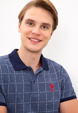 Erkek Lacivert Polo Yaka T-Shirt - 50219220008