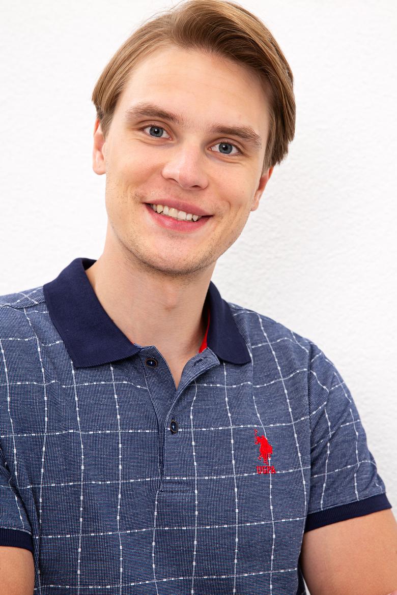 Erkek Lacivert Polo Yaka T-Shirt - 50219220008