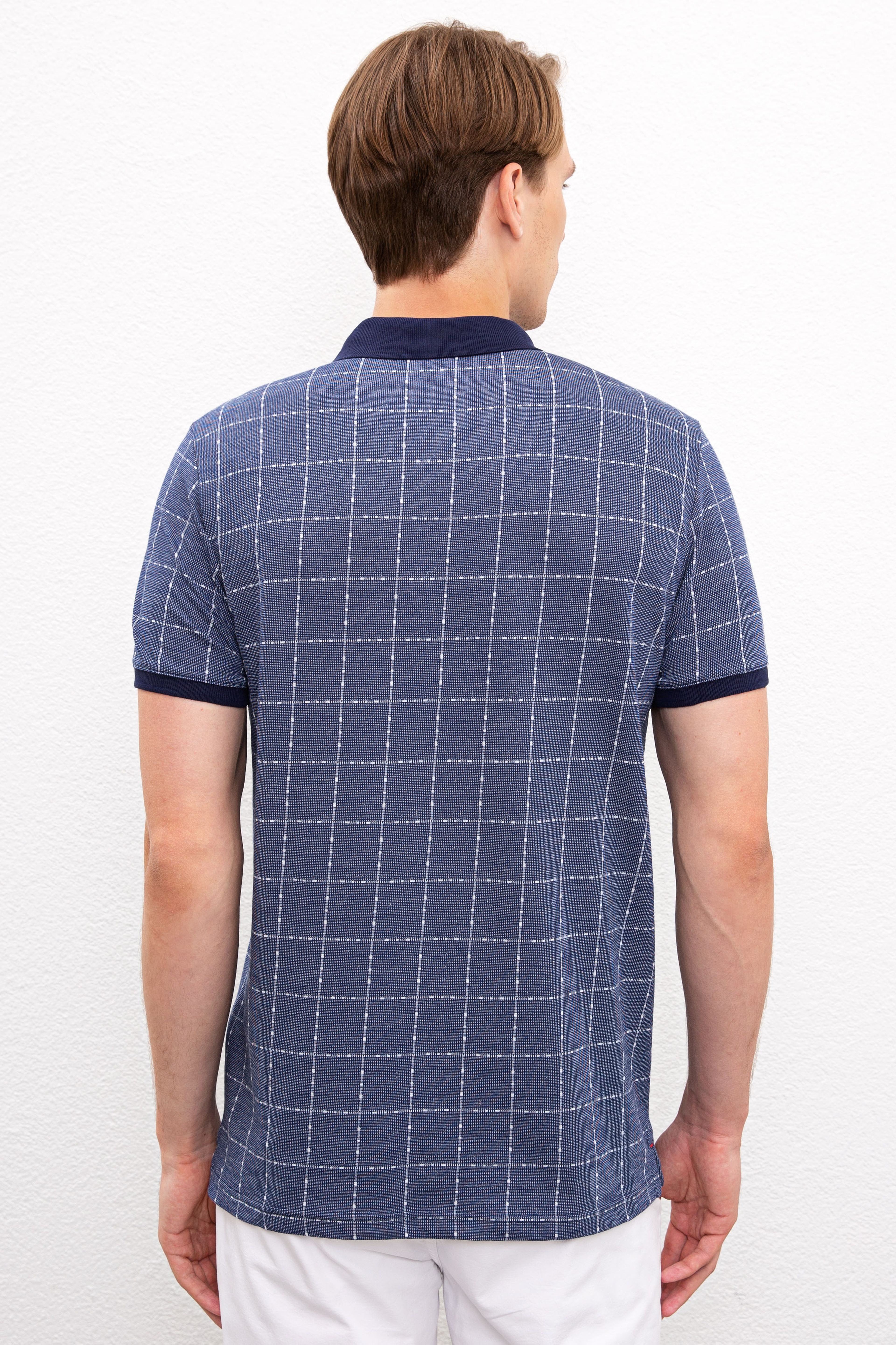 Erkek Lacivert Polo Yaka T-Shirt
