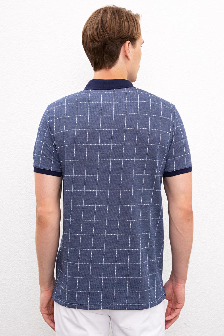 Erkek Lacivert Polo Yaka T-Shirt - 50219220008