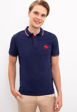 Erkek Lacivert Polo Yaka T-Shirt - 50225241025
