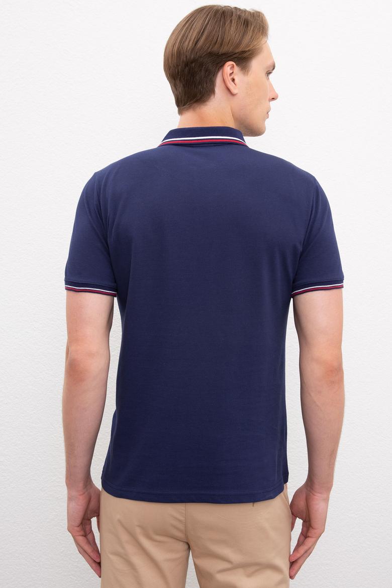 Erkek Lacivert Polo Yaka T-Shirt - 50225241025