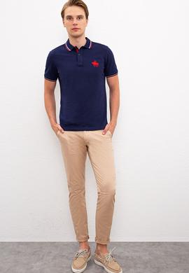 Erkek Lacivert Polo Yaka T-Shirt - 50225241025