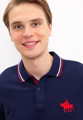 Erkek Lacivert Polo Yaka T-Shirt - 50225241025