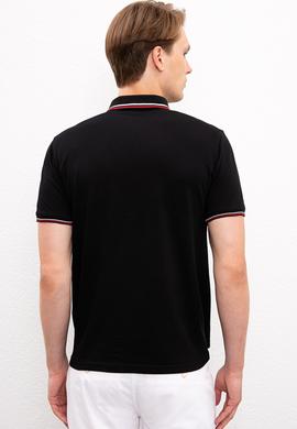 Erkek Siyah Polo Yaka T-Shirt - 50225241035