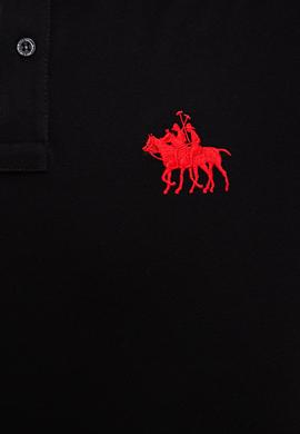 Erkek Siyah Polo Yaka T-Shirt - 50225241035