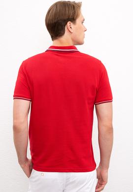 Erkek Koyu Kırmızı Polo Yaka T-Shirt - 50225241045
