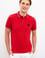 Erkek Koyu Kırmızı Polo Yaka T-Shirt