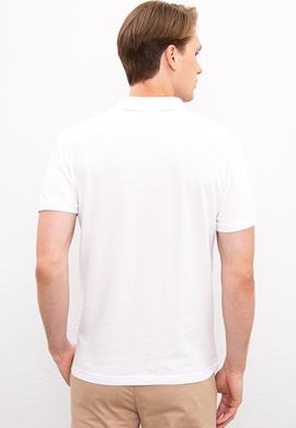 Erkek Beyaz Polo Yaka T-Shirt - 50218831013