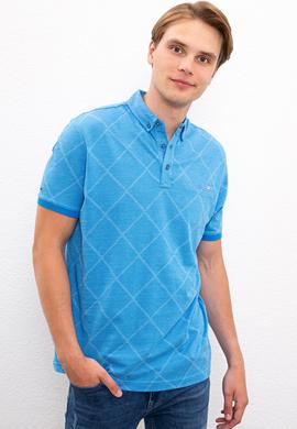 Erkek Kobalt Polo Yaka Tişört - 50219204030