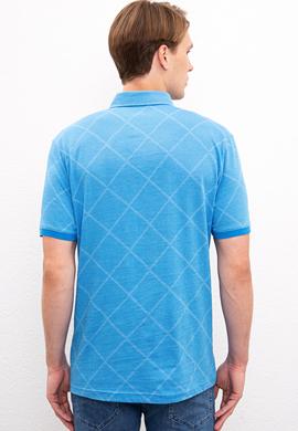 Erkek Kobalt Polo Yaka Tişört - 50219204030