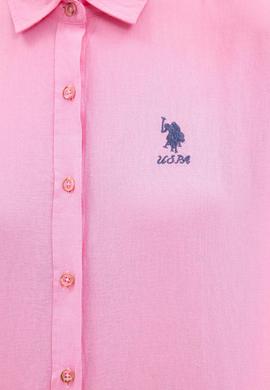 Kadın Pembe Gömlek Uzunkol Basic - 50200157003