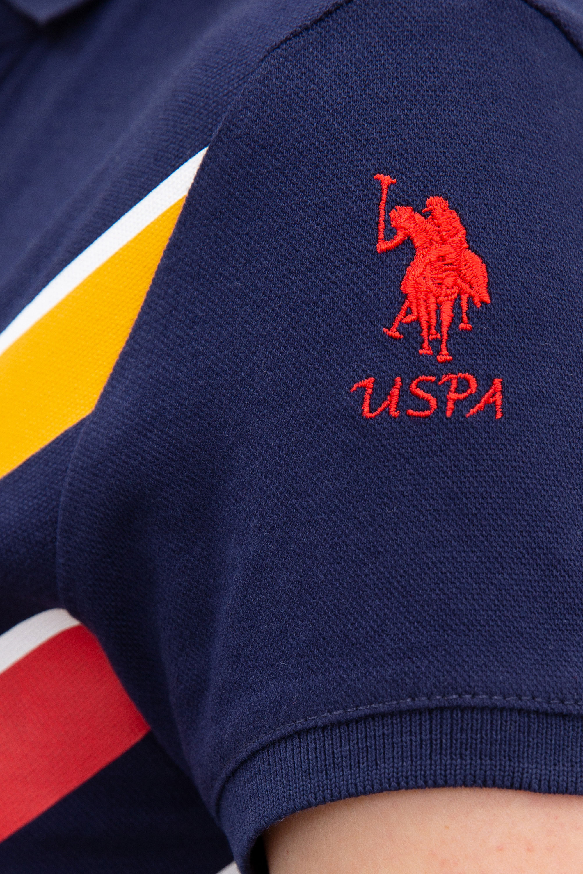 Kadın Lacivert Polo Yaka T-Shirt - Image 5