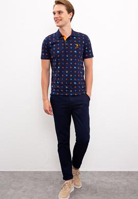 Erkek Lacivert Polo Yaka T-Shirt - 50217955027