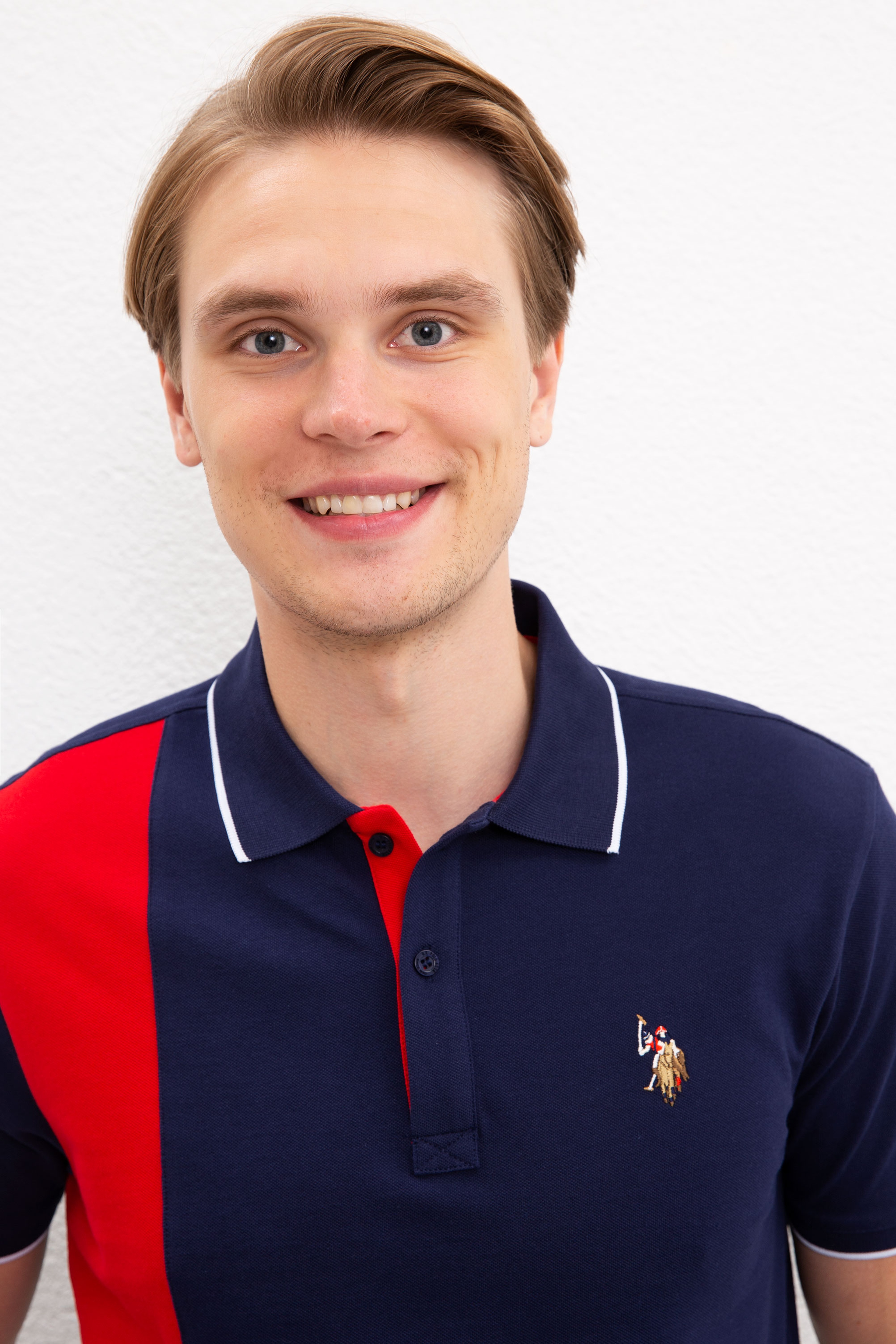 Erkek Lacivert Polo Yaka T-Shirt - Image 2