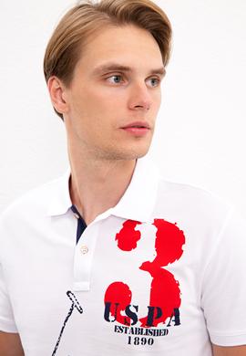 Erkek Beyaz Polo Yaka T-Shirt - 50219226016