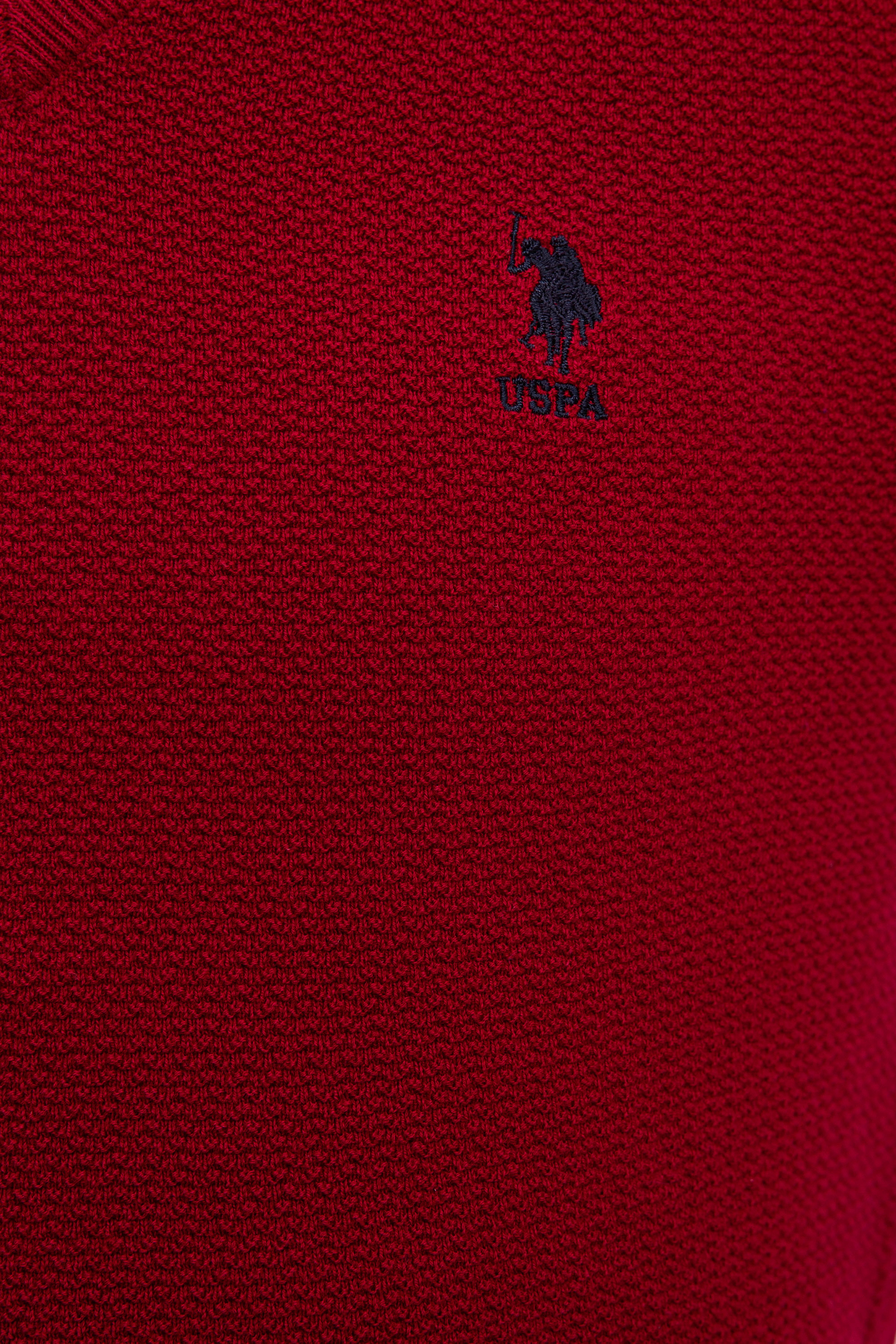 Erkek Bordo Basic Kazak