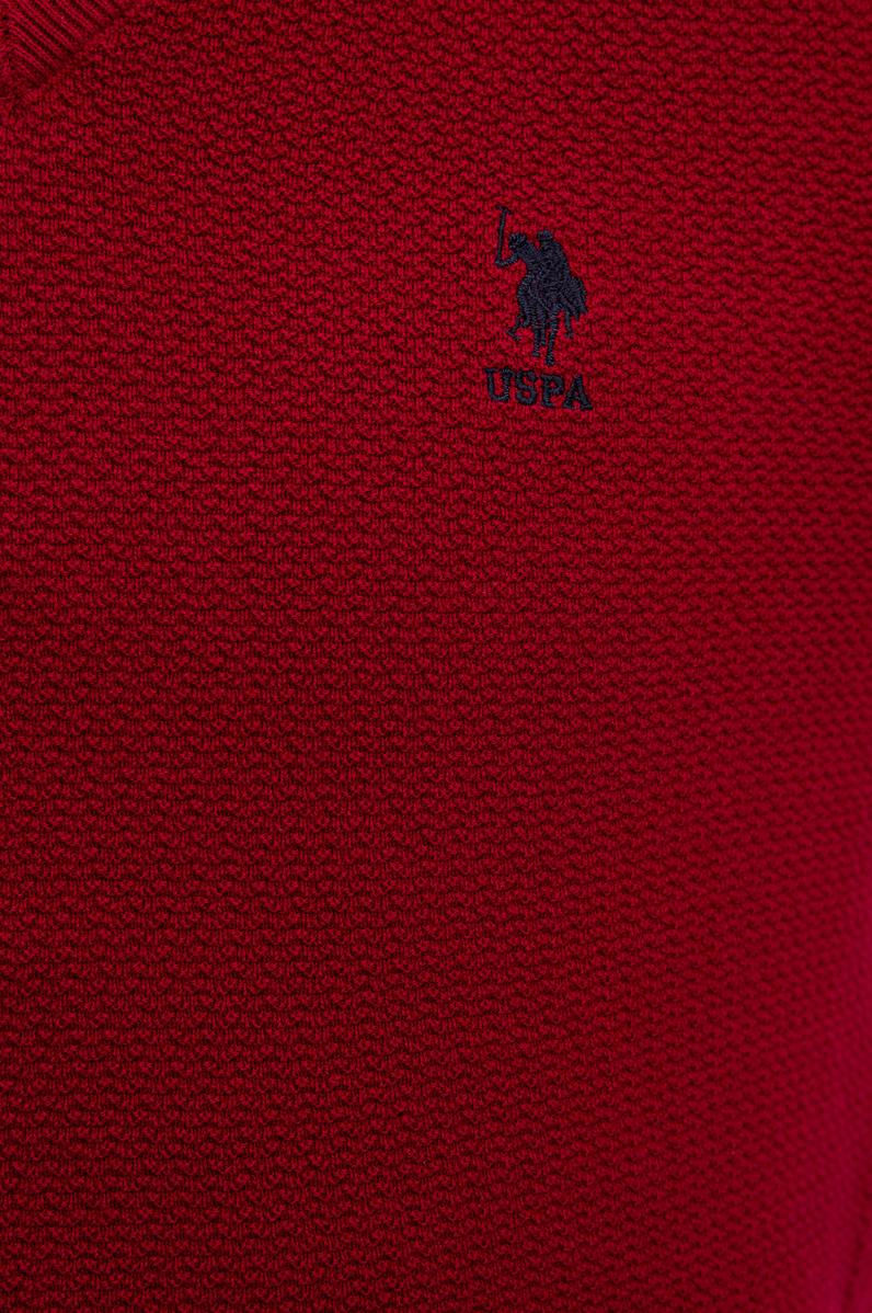 Erkek Bordo Basic Kazak