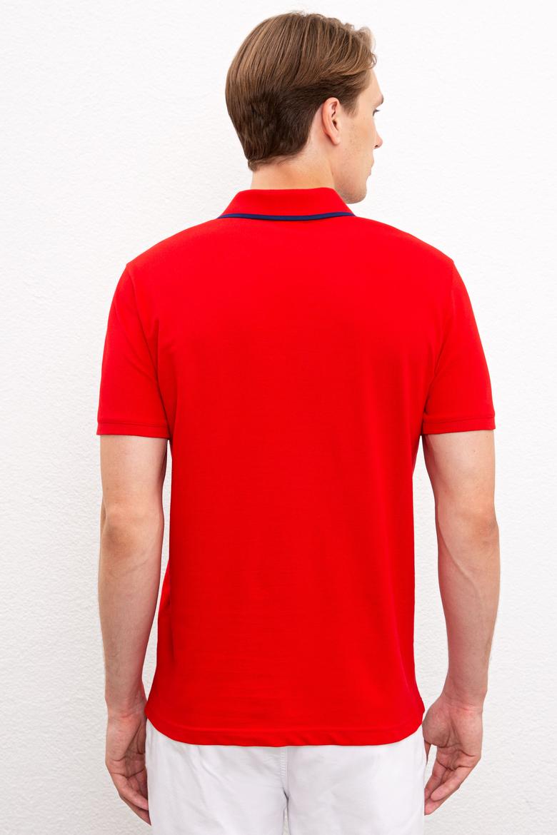 Erkek Kırmızı Polo Yaka T-Shirt - 50218406025