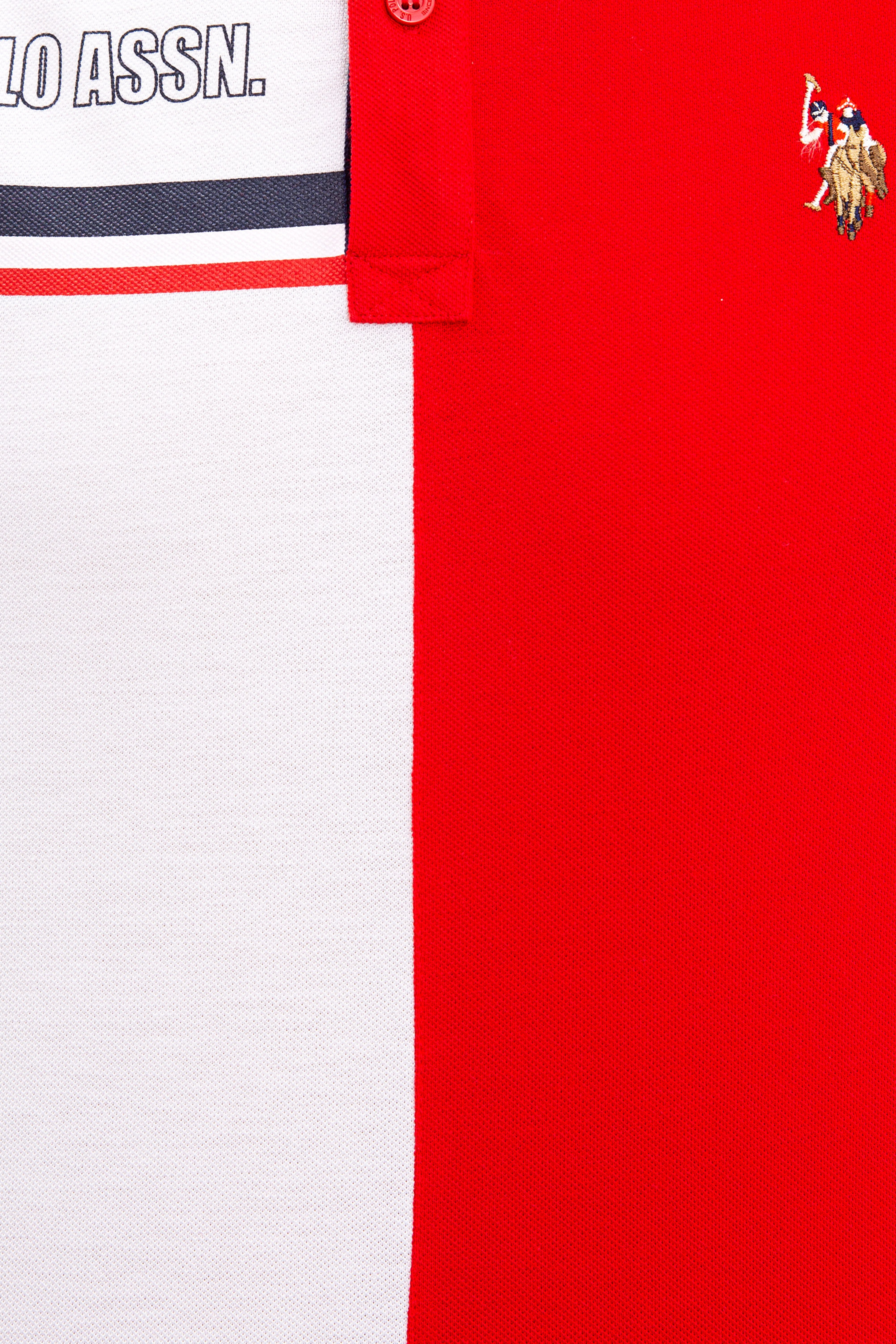 Erkek Kırmızı Polo Yaka T-Shirt - Image 5