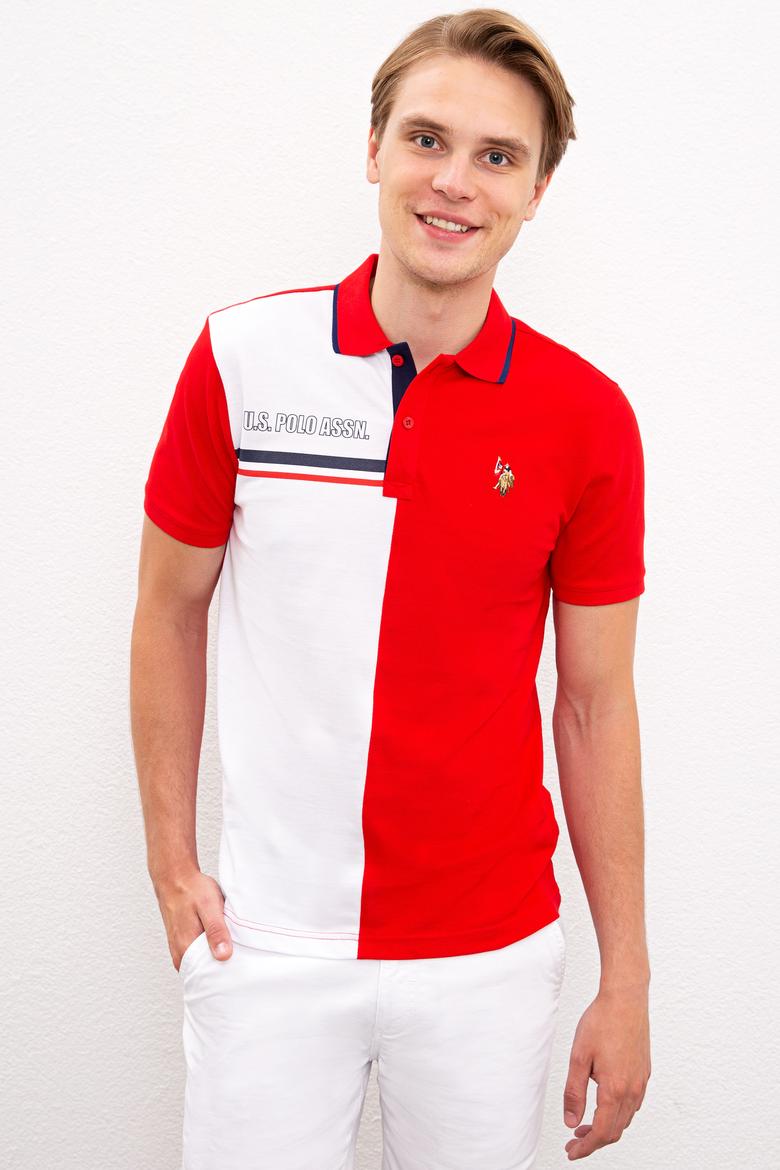 Erkek Kırmızı Polo Yaka T-Shirt