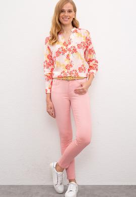 Kadın Pembe Jean Pantolon - 50219110003