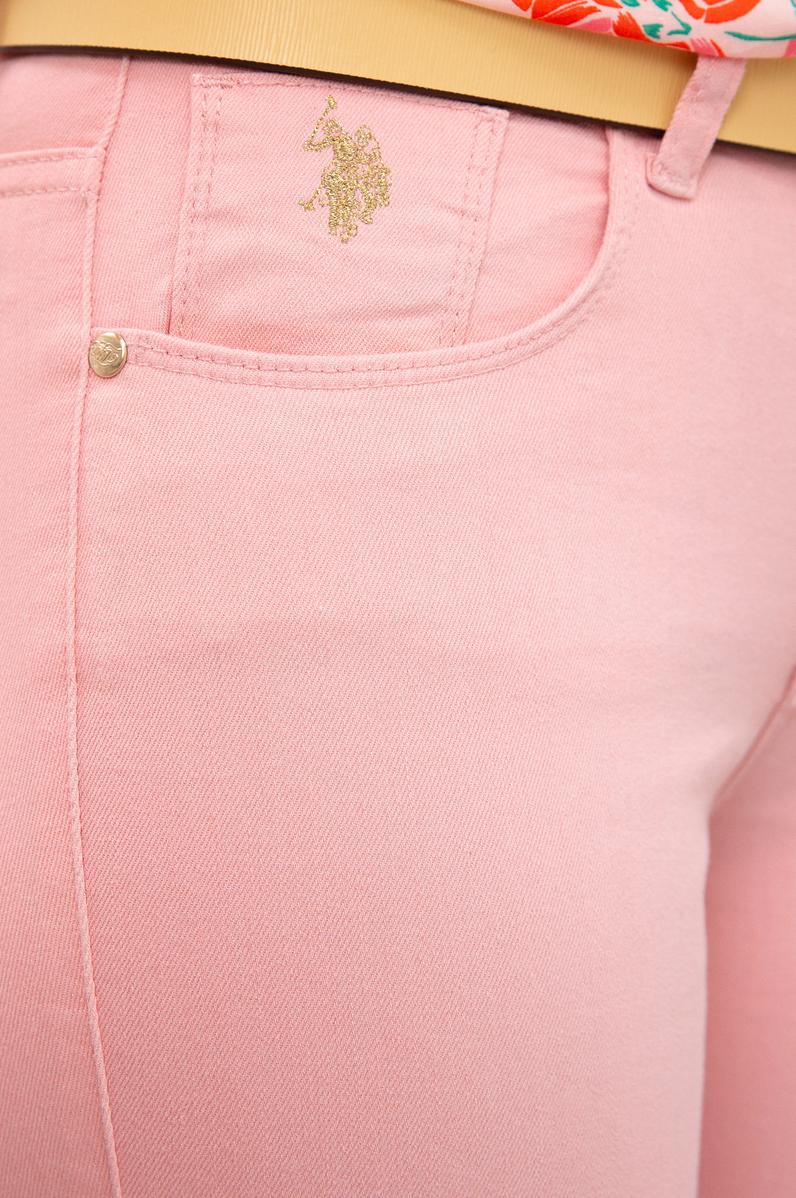 Kadın Pembe Jean Pantolon