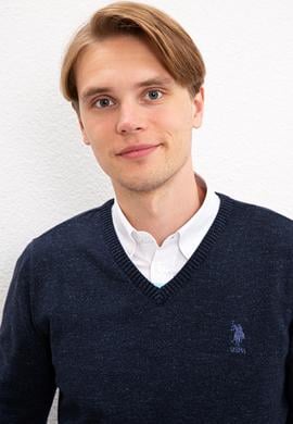 Erkek Lacivert V-Yaka Triko Kazak - 50223888001