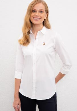 Kadın Beyaz Gömlek Uzunkol Basic - 50200126001
