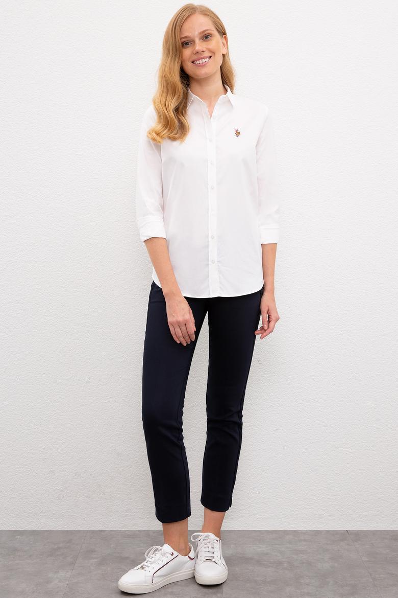 Kadın Beyaz Gömlek Uzunkol Basic - 50200126001